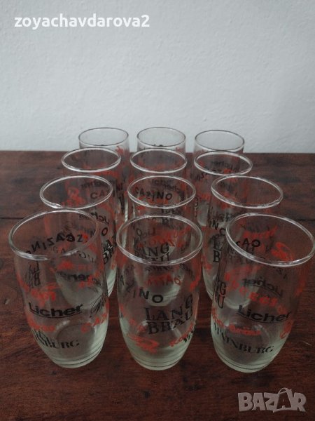 СТЪКЛЕНИ ЧАШИ ЗА ВОДА, БЕЗАЛКОХОЛНО, снимка 1
