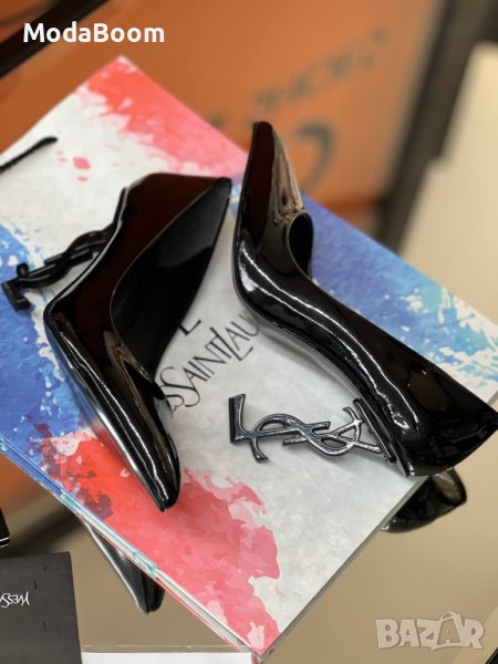 💥⚡Yves Saint Laurent два цвята дамски обувки на ток⚡💥, снимка 1