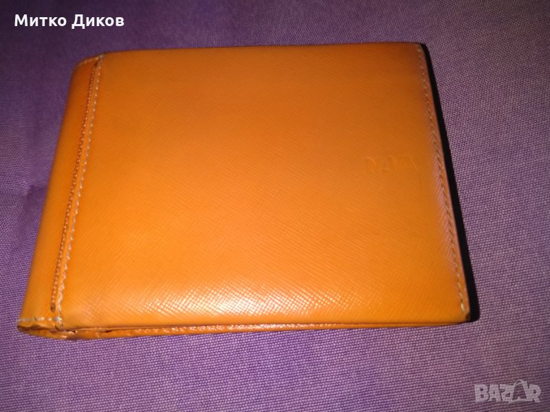 Нава Вера Пеле портфейл естествена кожа 130х90мм, снимка 1