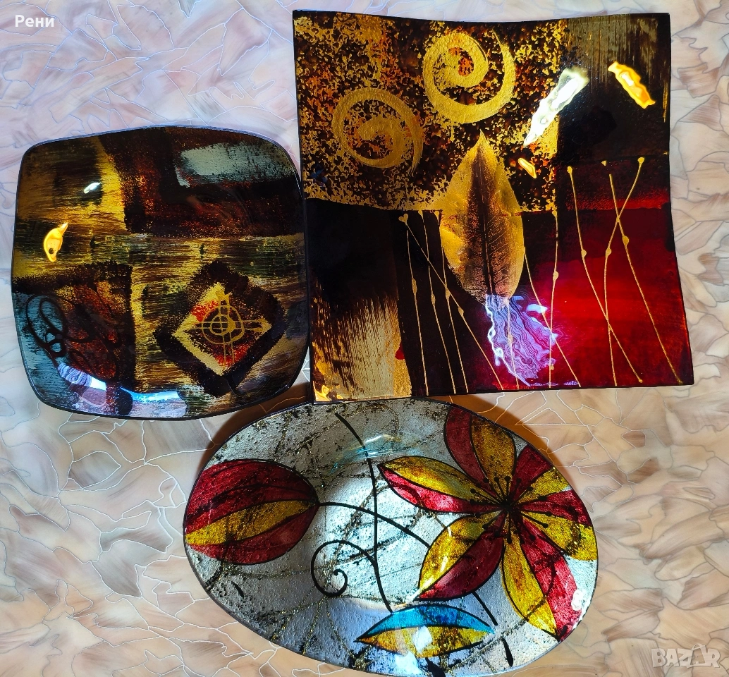 стъклени плата , снимка 1