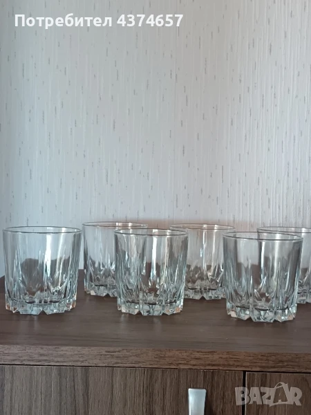 Стъклени чаши за уиски , снимка 1