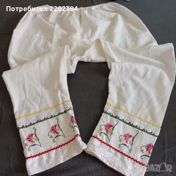 Панталон от народна носия,кърпи за глава,забрадки, престилка подходящи за народни носии., снимка 1
