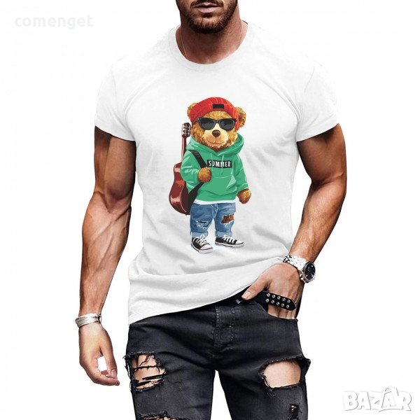 ЛЯТО 2022! Мъжки тениски RALPH BEAR в цвят ПО ТВОЙ ИЗБОР! Или поръчай модел с ТВОЯ идея!, снимка 1