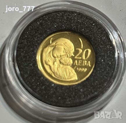 Златна монета "Богородица с младенеца" 1999, снимка 1