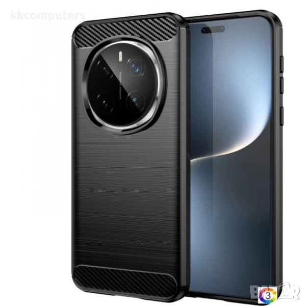 Honor Magic7 Pro 5G Удароустойчив Carbon Fiber Калъф и Протектор, снимка 1