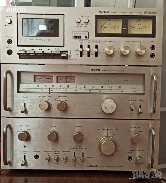 Усилвател maclair ak 635 комплект с радио tk 600 и дек., снимка 1
