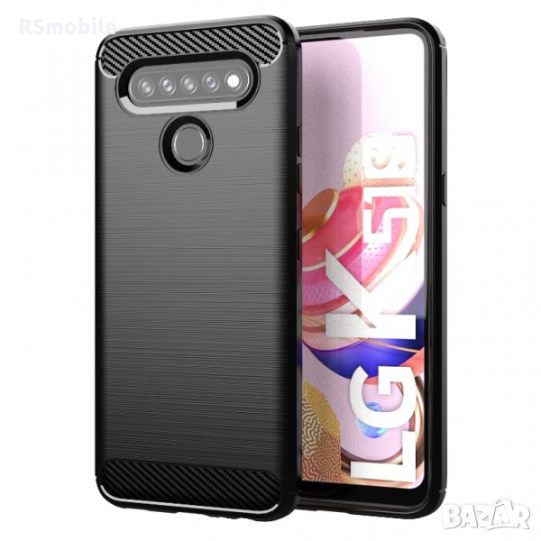 LG K41S / LG K51S - Удароустойчив Кейс Гръб CARBON, снимка 1
