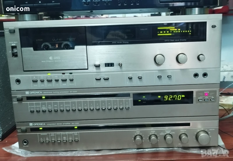 Сет OPTONICA -усилвател,тунер и дек, снимка 1