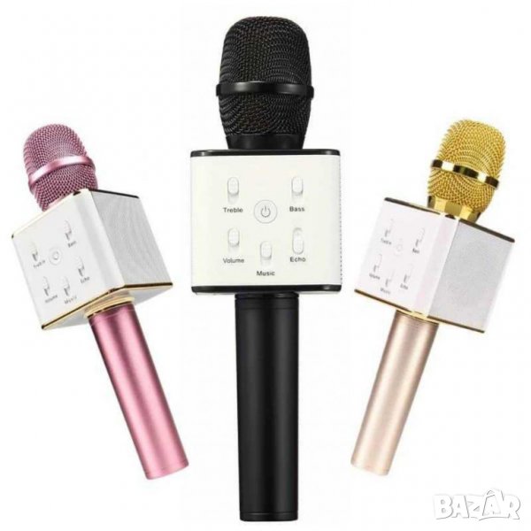 Караоке микрофон Q7 със USB и Bluetooth, снимка 1