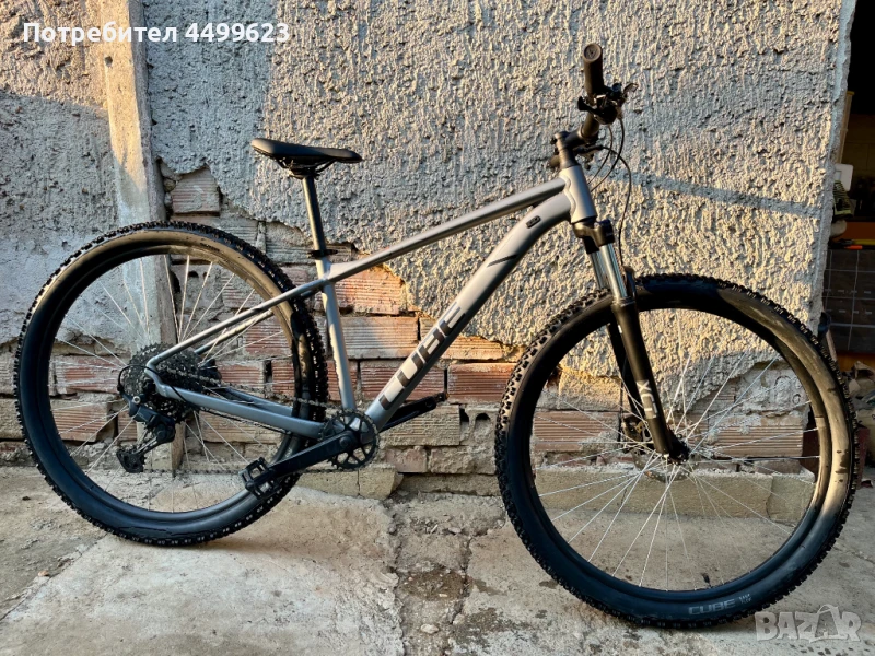 ВЕЛОСИПЕД 29 CUBE AIM RACE GREY RAINBOWBLK размер М, снимка 1