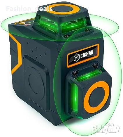 Нов самонивелиращ превключваем лазерен нивелир зелена линия 30 метра, снимка 1