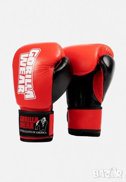 Ashton Boxing Gloves – Червено/черни 16oz, снимка 1