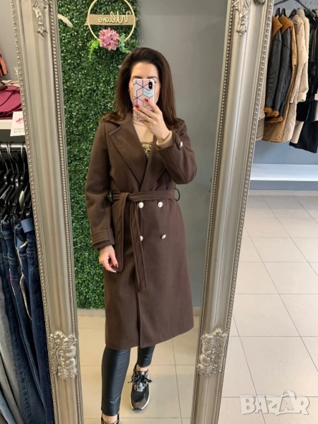 дамско палто с колан , снимка 1