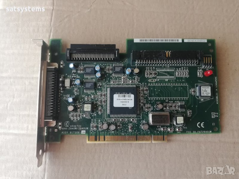 Adaptec AHA-2940UV 50 Pin SCSI Controller Card PCI, снимка 1