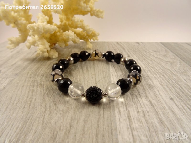 Дамска гривна от естествени камъни, снимка 1