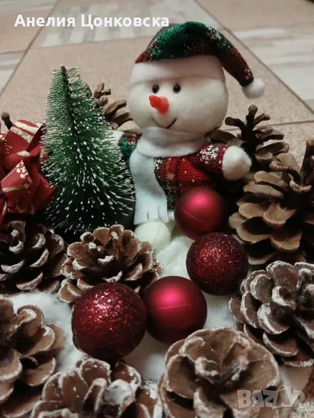 Ръчно изработена коледна украса , снимка 1