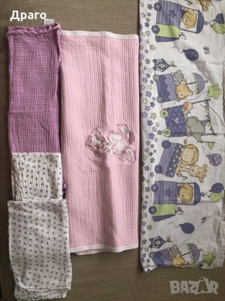Бебешки чаршаф и пелени, снимка 1