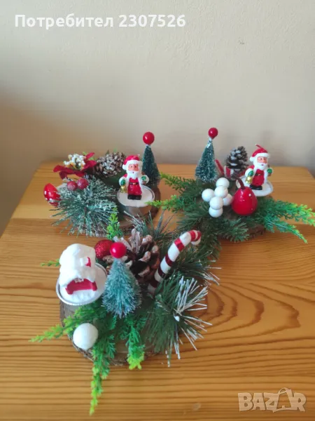 Коледни свещници , снимка 1