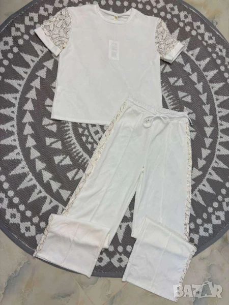 Спортно елегантен комплект С бохо дантела елемент , снимка 1
