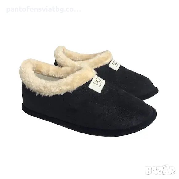Юношески домашни пантофи черно 37/40, снимка 1