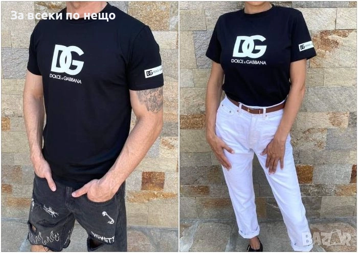 Dolce&Gabbana Унисекс Тениска👚👕Мъжка Тениска Долче И Габана👕Дамска Тениска Код LFS573, снимка 1
