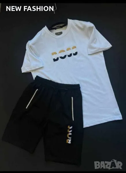 Мъжки Памучни Комплекти- лого Бродирано ✨Boss, снимка 1