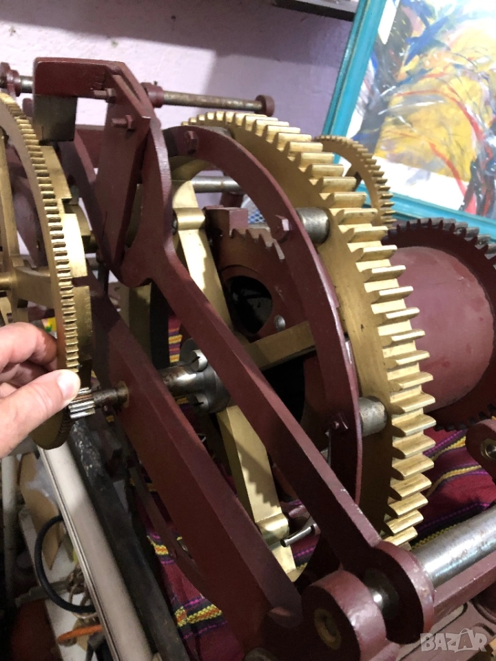 Механизъм от часовникова кула, снимка 1