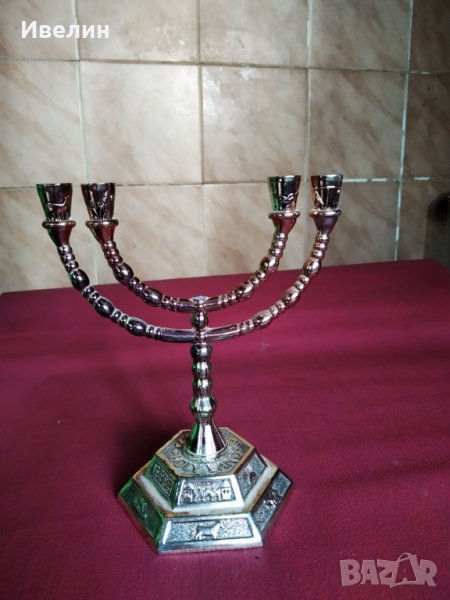 метален свещник, снимка 1