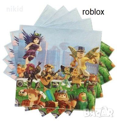 roblox Роблокс 10 парти салфетки рожден ден, снимка 1