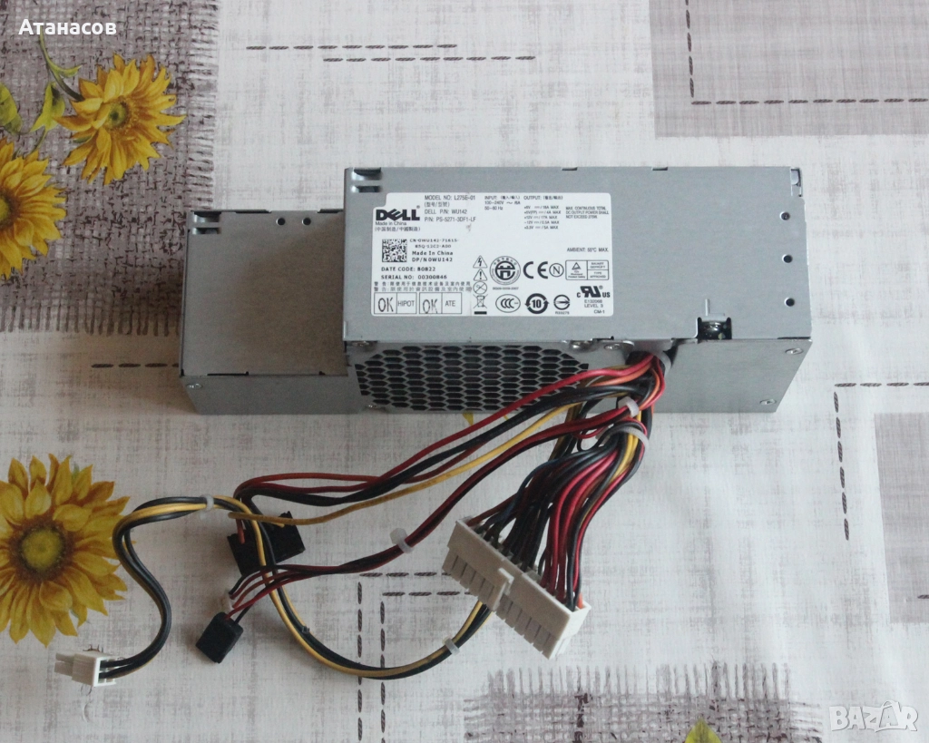 Dell Optiplex захранване и преден панел, снимка 1