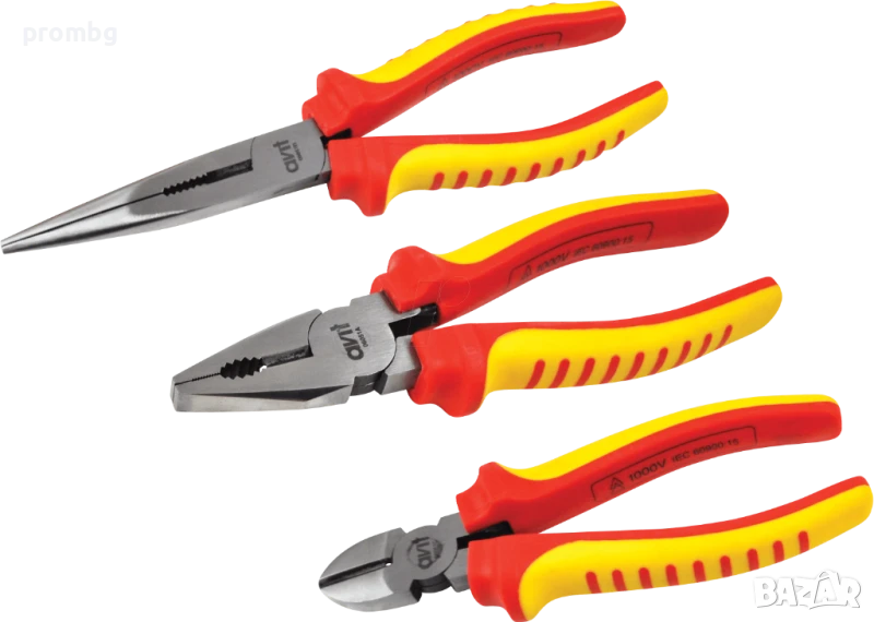 AVIT клещи 1000 V, секачки, дълги челюсти, комбинирани, Германия, снимка 1