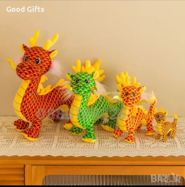 Плюшен дракон, плюшена играчка Дракон, Реалистична Плюшена играчка , снимка 1