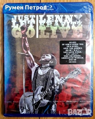 Блу рей концерт на ЛЕНИ КРАВИЦ - LENNY KRAVITZ - JUST LET GO LIVE Blu Ray, снимка 1
