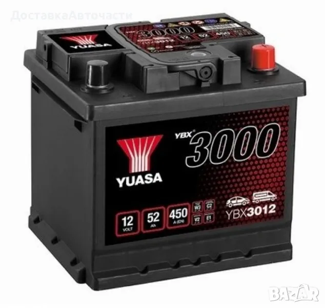 Акумулатор YUASA YBX3012 52 Ah, снимка 1