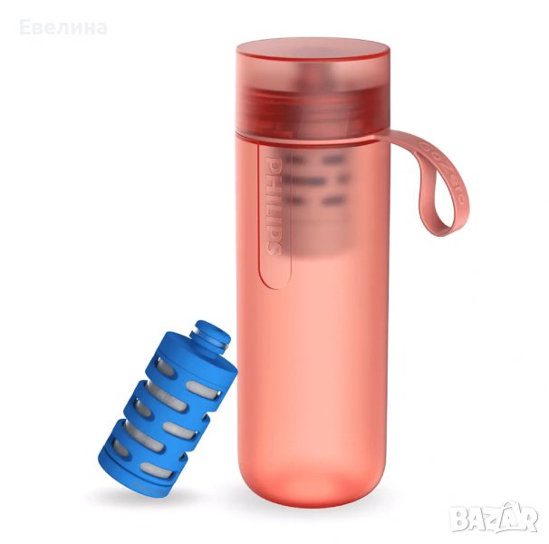 Нова Бутилка за вода с филтър Philips GoZero Active Fitness, снимка 1