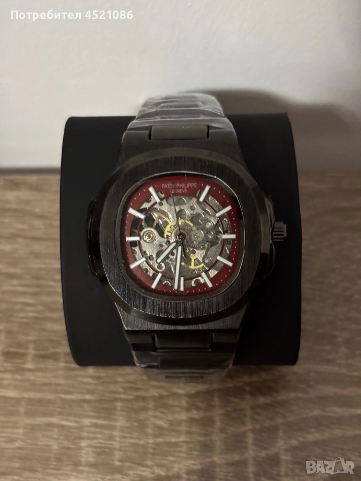 Механичен Часовник Patek Philippe Nautilus със скелетонов циферблад, снимка 1