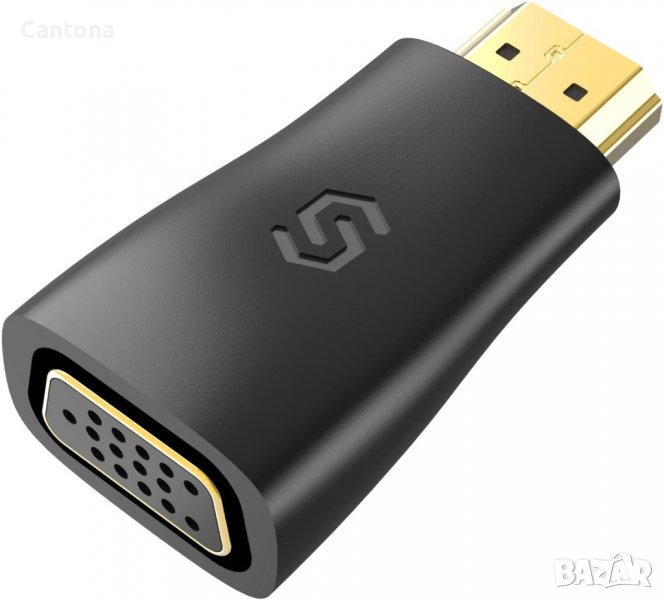 Syncwire HDMI към VGA адаптер - позлатен мъжко към женско, снимка 1