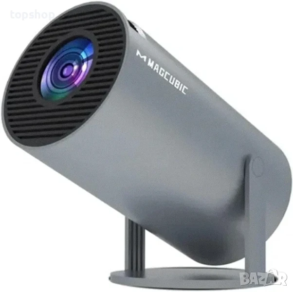 НОВ тестван HY300 Мини 4K проектор за телефон, TV Stiс WiFi и Bluetooth, преносимо домашно кино, снимка 1