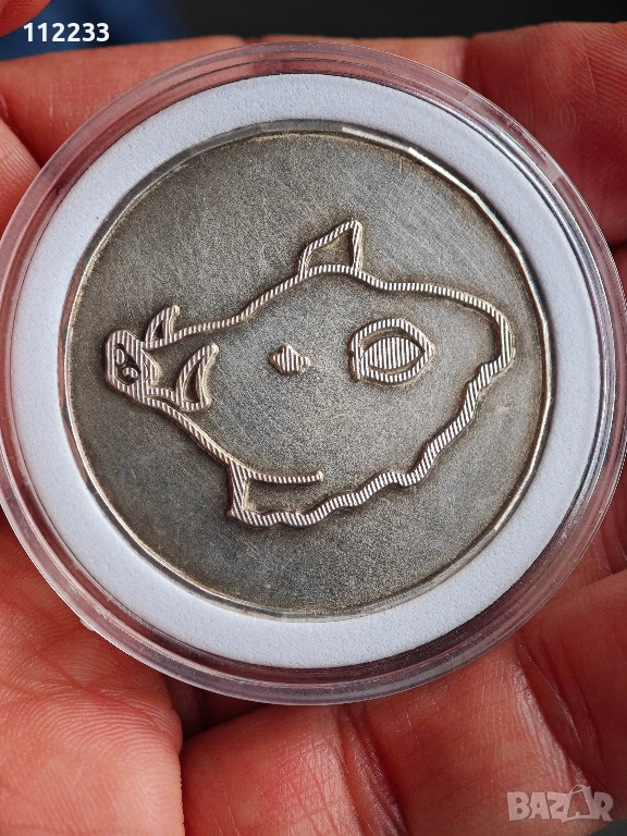 Стар плакет(сувенирна монета), снимка 1