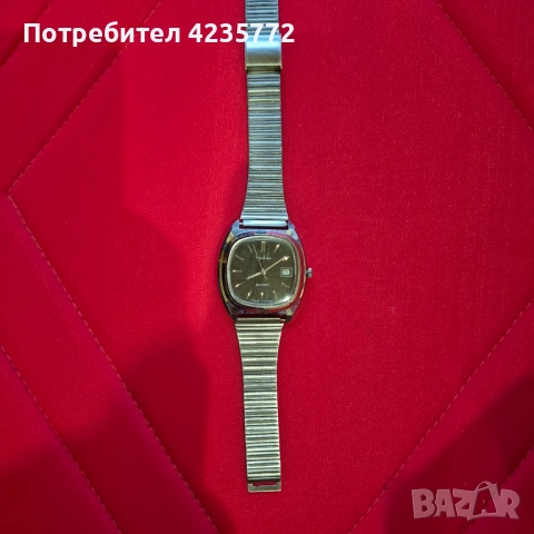 ruhla Оригинален немски кварцов винтидж часовник. , снимка 3 - Мъжки - 53290324