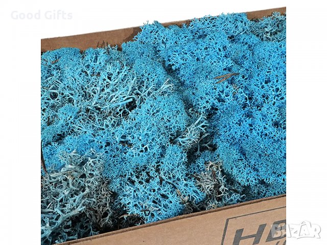 Скандинавски Мъх 500гр, Ice Blue, снимка 2 - Други стоки за дома - 39872081