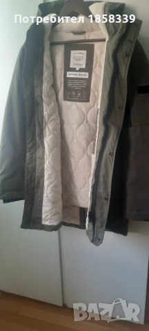 Ново зимно яке (парка) Tom Tailor, Размер L (50-52), маслинено зелено , снимка 5 - Якета - 52143605