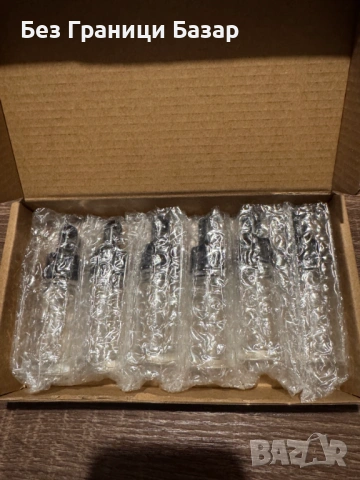 Нови Бутилки 10 мл комплект 6 броя прозрачни за масла козметика