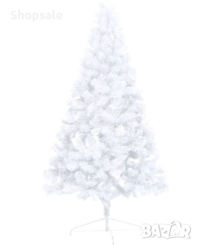 Изкуствена коледна елха - бяла -120см