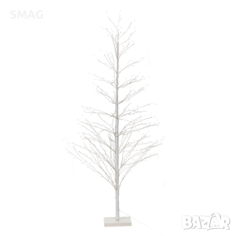 Коледна елха бяла с 767 многоцветни LED 2,1 м_1242626, снимка 2 - Други - 52329425