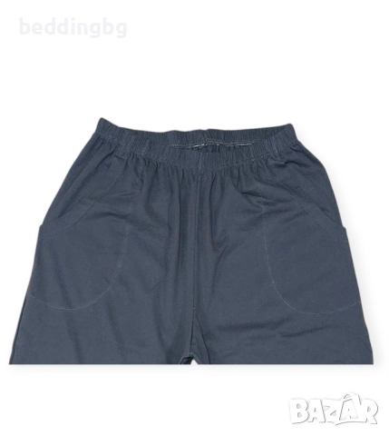 #Долнище #пижама сиво от 100% памук, снимка 2 - Спортни дрехи, екипи - 51617166