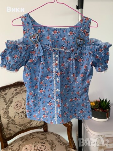 Блуза в размер М, снимка 6 - Блузи с дълъг ръкав и пуловери - 44479041