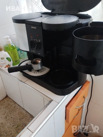 Кафемашина комбинирана за еспресо и шварц кафе,НЕРАБОТЕЩА!!!, снимка 2 - Кафемашини - 52041239