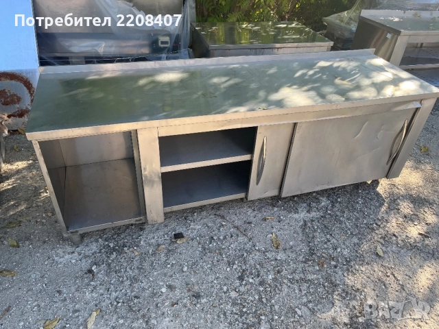 Работна маса шкаф неръждавейка, снимка 2 - Обзавеждане на кухня - 51804849