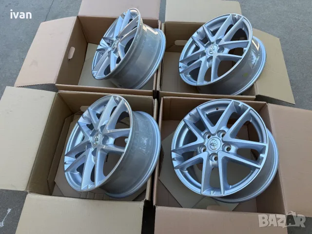 4бр. чисто нови оригинални алуминиеви джанти TOYOTA 16'' 5x114.3 , централен отвор 60.1 , ET45, 6.5J, снимка 7 - Гуми и джанти - 43472555